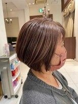 サンタフェ 太田大泉店(Santa'Fe)&nbsp;Santa'Fe式脱白髪染め白髪ぼかしカラー/ミディアム