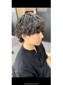 波巻きパーマ/無造作マッシュ/セット次第でセンターパートも可能