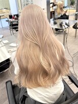 サンクプロジェクト(cinq PROJECT) 明るめラベンダーミルクティーベージュ韓国ミディアムレイヤー