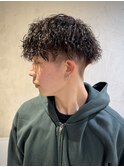 【大村指名】メンズカットツイスパシャドウパーマ