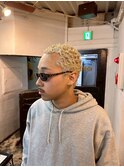 MEN’S HAIR/サーフカール/刈り上げセンターパート/心斎橋