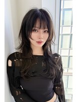 レミエ ダイカンヤマ(lemiie)&nbsp;黒髪が可愛い韓国レイヤー☆ハッシュカット/レイヤーカット