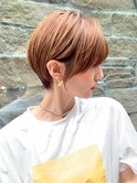 丸みショートボブ/レイヤー/20代30代40代50代/顔周りカット