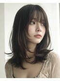 ココアベージュ/オリーブグレー/小顔/黒髪[立川/髪質改善]