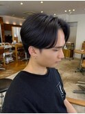 毛流れセンターパート