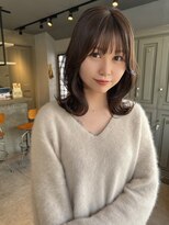 カシュカシュ アネックス(cache cache annex)&nbsp;ミディアムレイヤーくびれヘアシースルー前髪