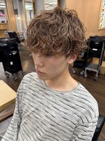 ヘアースペースブルーム プリュス 石橋店(HAIR SPACE BLOOM plus) 石橋阪大前/外国人風メンズパーマ/ケミケアダメージレスパーマ