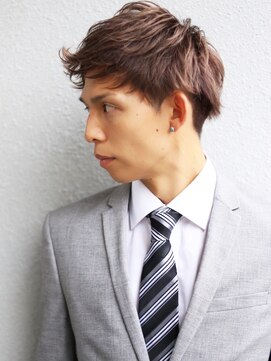 アフロート ディル(AFLOAT D'L) ◆AFLOAT◆サイドパートショートワイルドアップバング　テクノ