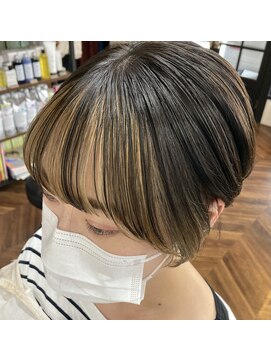 マルカ ヘアー(MARKA hair) フレーミングカラー♪コンパクトショート♪