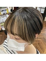 マルカ ヘアー(MARKA hair) フレーミングカラー♪コンパクトショート♪