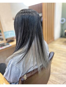 ヘアーコレット(hair Colet) ディープシルバーインナーシルバー
