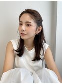 [エレン池袋]小顔カット/透明感カラー/セミロング