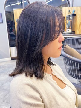 カーサ バイ ハミュウ たまプラーザ(CASA by Humium) 20代30代40代髪質改善カラーナチュラルブラウン艶感ストレート