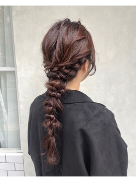 オレンジ梅田店(ORANGE) あみおろし/ロング/レッドブラウンカラー