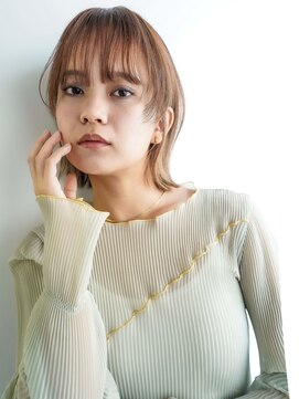 シェル 国分寺(shell) くびレイヤーエモージュグレージュカラーくびれショート/国分寺