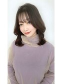 山本)くくっても耳にかけても可愛い韓国風顔周りのデザイン♪