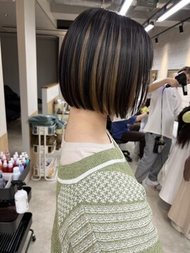 サンド 鹿児島中央(sand) @sei___sandインナーカラー/ボブ/鹿児島中央駅