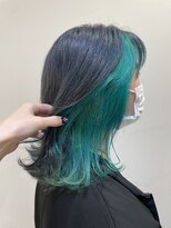 コル(CoL)&nbsp;◇派手髪ダークグレー×オーロラグリーン◇