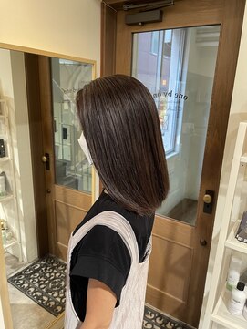 ワンバイワンクラッカ(one by one CLACCA) 極細　白髪ぼかしハイライト