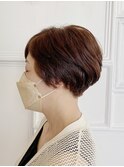 後頭部スッキリめショートボブ
