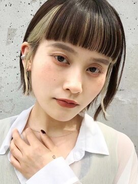 ロシェ 横浜店(loche) ウェットヘア×前髪ショートインナーカラー×横浜