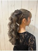 高めポニーテール