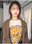 salon sea 岡本 シースルーボブ