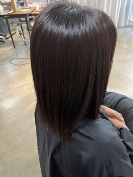 ルーヘア 岐阜(Rooo HAIR) ミディアムブラウン髪質改善カラー