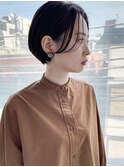 ハンサムショート/ニュアンスパーマ/ベージュカラー/マッシュ