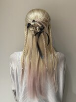 ゼスト 三鷹店(ZEST)&nbsp;フェミニンロングウェーブミディアム着物ヘア成人式卒業式/三鷹