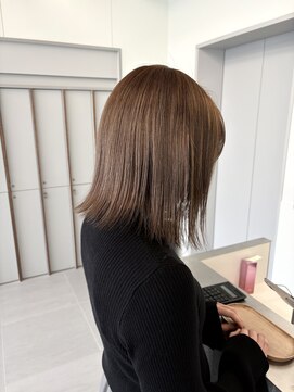 ローレンアオ(LOREN AO) 【LOREN AO】マロンベージュ/くびれボブ