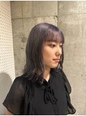 大人可愛いゆるふわニュアンスカラーミディ20代30代40代