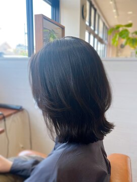 ヘアーブランドジン ティアラ(HAIR BRAND Jin Tiara) レイヤーボブ【松山美容室】