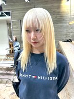 ヲタク(wotaku.)&nbsp;ホワイトブロンドトリプルカラーダブルブリーチホワイトブリーチ