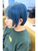 ツートーンカラー/デザインカラー/寒色系カラー/ハイトーン