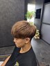 メンズカット＋透明感カラー　￥11,500→￥9,200