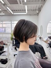 シー 柏(sii.) レイヤーカット顔周りカット前髪カットショートボブショート柏柏
