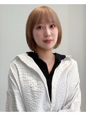 カット×カラーで作る透明感ボブ10代20代30代