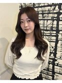 【ピンクブラウン】×【韓国風ヘア】