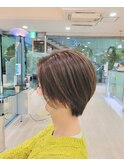 大人かわいいショート