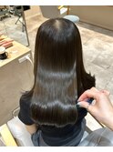 矢野口の巻ける縮毛矯正×艶カラー【美髪矯正ストレート】