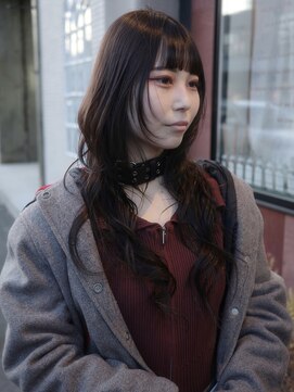 チャプター 問屋町(chapter) ケアカラーチョコレートブラウンハッシュカットレイヤースタイル