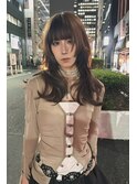 ブリーチハイライト髪質改善ダブルカラーレイヤーカット/新宿駅