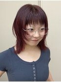 ブリーチなしカラーブリーチなしダブルカラー春カラーピンク