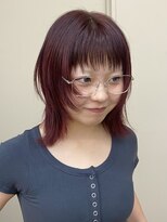 PARK LANE ICI yeven.anx ブリーチ/ダブルカラー/ハイライト/縮毛矯正/髪質改善&nbsp;ブリーチなしカラーブリーチなしダブルカラー春カラーピンク