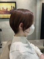 ベイショア(Bay Shore NY)&nbsp;BayShoreNY　ハンサムショート×ココアブラウン