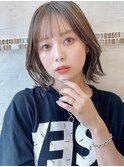 ☆人気No.1 大人可愛いくびれボブ ベージュカラー 新宿