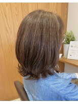 ハル ヘアラボ(HARU hair labo)&nbsp;白髪ぼかし　ハイライト　ベージュブラウン