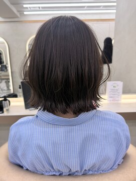 サンド 池袋 2nd(sand) くびれボブに赤み消しグレージュ♪