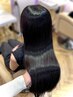 【とばみか限定】柔らか縮毛矯正+カット+ダメージレスカラー+トリートメント